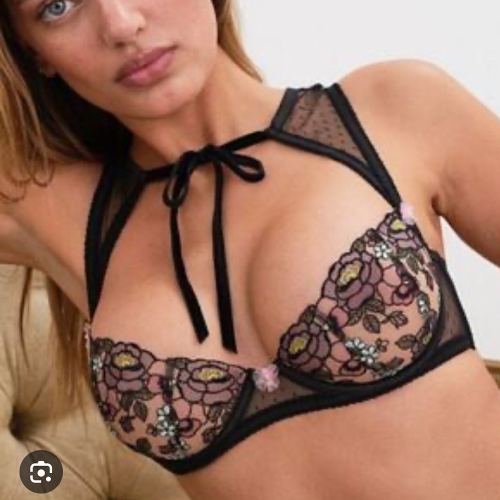 For Love & Lemons High Neck Bra